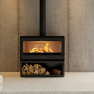Forge f100 Freestanding Closed Combustion Fireplace