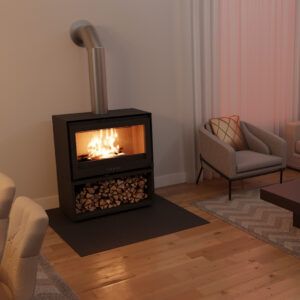 Forge f80 Freestanding Closed Combustion Fireplace