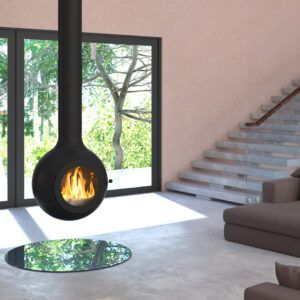 Signi Fires Globe Suspended Fireplace