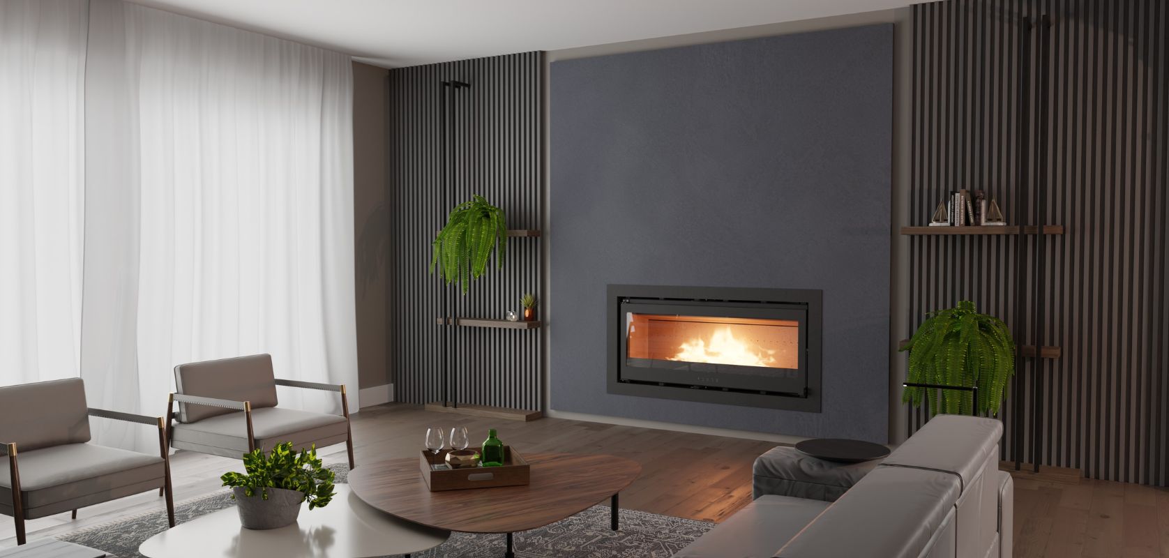 Forge i120 Built-In Closed Combustion Fireplace | Beauty Fires