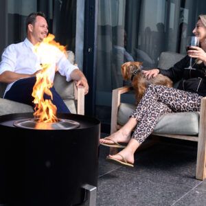 Bio Ethanol Fire Pit with 600mm surround