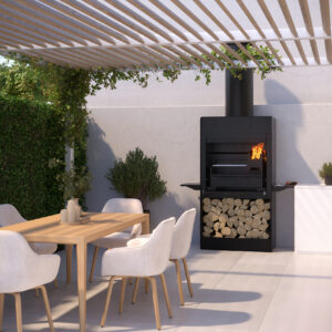 Signi Fires Ember Freestanding Wood and Charcoal Braai