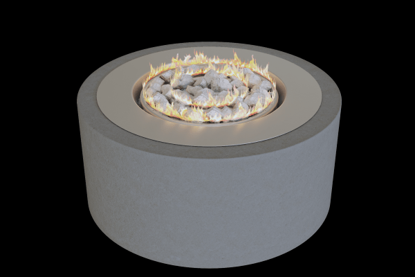 Round Light Charcoal